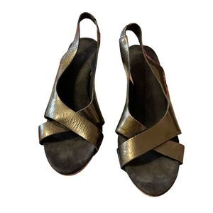 Ugg Women’s Hazel Wedge Platform Sandals Sz  7 Ankle Strap
